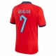 Koszulka Piłkarska Jack Grealish #7 Anglia Mistrzostwa Świata 2022 Wyjazdowa Męska