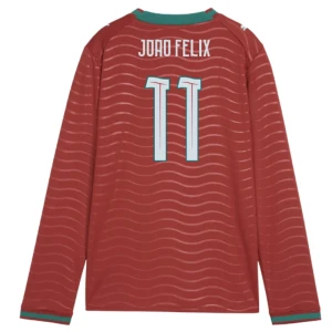 Koszulka Piłkarska Joao Felix #11 Portugalia Mistrzostwa Świata 2026 Domowa Męska Długi Rękaw