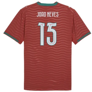 Koszulka Piłkarska Joao Neves #15 Portugalia Mistrzostwa Świata 2026 Domowa Męska