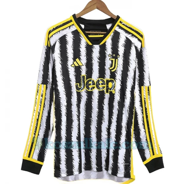 Koszulka Piłkarska Juventus FC 2023-24 Domowa Męska Długi Rękaw