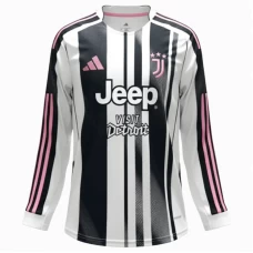 Koszulka Piłkarska Juventus FC 2025-26 Domowa Męska Długi Rękaw