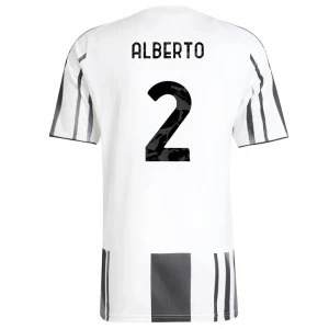 Koszulka Piłkarska Juventus FC Alberto #2 2025-26 Domowa Męska