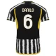 Koszulka Piłkarska Juventus FC Danilo #6 2023-24 Domowa Męska