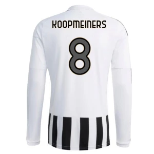 Koszulka Piłkarska Juventus FC Koopmeiners #8 2026-27 Domowa Męska Długi Rękaw