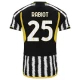 Koszulka Piłkarska Juventus FC Rabiot #25 2023-24 Domowa Męska