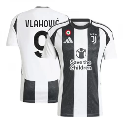 Koszulka Piłkarska Juventus FC Vlahovic #9 2024-25 Save The Children Domowa Męska