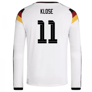 Koszulka Piłkarska Klose #11 Niemcy Mistrzostwa Świata 2026 Domowa Męska Długi Rękaw