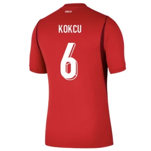 Koszulka Piłkarska Kokcu #6 Turcja Mistrzostwa Świata 2026 Domowa Męska