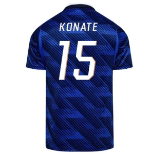 Koszulka Piłkarska Konate #15 Francja Mistrzostwa Świata 2026 Domowa Męska
