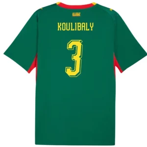 Koszulka Piłkarska Koulibaly #3 Senegal Mistrzostwa Świata 2026 Wyjazdowa Męska