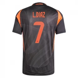 Koszulka Piłkarska L. Diaz #7 Kolumbia Copa America 2024 Wyjazdowa Męska