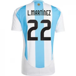 Koszulka Piłkarska L. Martinez #22 Argentyna Copa America 2024 Domowa Męska