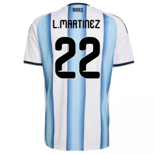 Koszulka Piłkarska L. Martinez #22 Argentyna Mistrzostwa Świata 2026 Domowa Męska
