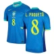 Koszulka Piłkarska L.paqueta #8 Brazylia Copa America 2024 Wyjazdowa Męska
