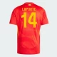 Koszulka Piłkarska Laporte #14 Hiszpania Mistrzostwa Europy 2024 Domowa Męska