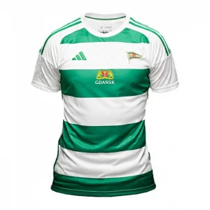 Koszulka Piłkarska Lechia Gdańsk 2023-24 Domowa Męska
