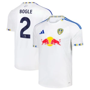 Koszulka Piłkarska Leeds United Bogle #2 2025-26 Domowa Męska