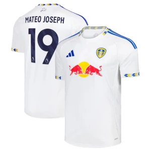 Koszulka Piłkarska Leeds United Mateo Joseph #19 2025-26 Domowa Męska