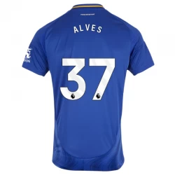 Koszulka Piłkarska Leicester City Alves #37 2024-25 Domowa Męska