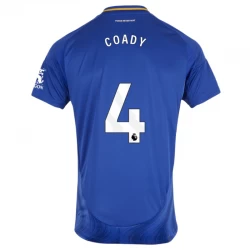 Koszulka Piłkarska Leicester City Coady #4 2024-25 Domowa Męska