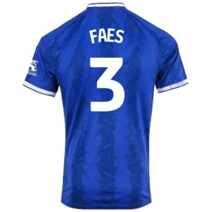 Koszulka Piłkarska Leicester City Faes #3 2026-27 Domowa Męska