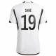 Koszulka Piłkarska Leroy Sané #19 Niemcy Mistrzostwa Świata 2022 Domowa Męska