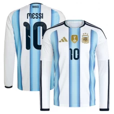 Koszulka Piłkarska Lionel Messi #10 Argentyna Mistrzostwa Świata 2026 Domowa Męska Długi Rękaw