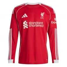 Koszulka Piłkarska Liverpool FC 2025-26 Domowa Męska Długi Rękaw