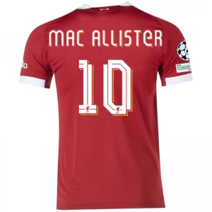 Koszulka Piłkarska Liverpool FC Alexis Mac Allister #10 2025-26 Champions League Domowa Męska