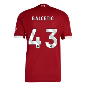 Koszulka Piłkarska Liverpool FC Bajcetic #43 2025-26 Domowa Męska
