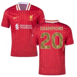 Koszulka Piłkarska Liverpool FC Champions #20 2024-25 Domowa Męska