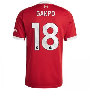 Koszulka Piłkarska Liverpool FC Cody Gakpo #18 2025-26 Domowa Męska