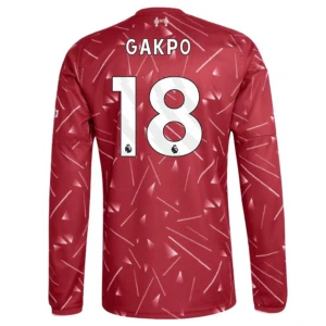 Koszulka Piłkarska Liverpool FC Cody Gakpo #18 2026-27 Domowa Męska Długi Rękaw