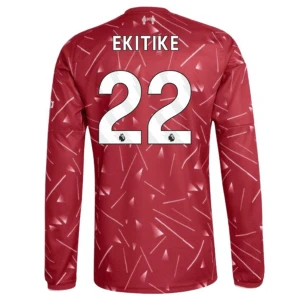 Koszulka Piłkarska Liverpool FC Ekitike #22 2026-27 Domowa Męska Długi Rękaw