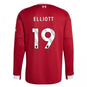 Koszulka Piłkarska Liverpool FC Elliott #19 2025-26 Domowa Męska Długi Rękaw