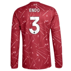 Koszulka Piłkarska Liverpool FC Endo #3 2026-27 Domowa Męska Długi Rękaw