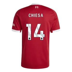 Koszulka Piłkarska Liverpool FC Federico Chiesa #14 2025-26 Domowa Męska