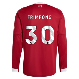 Koszulka Piłkarska Liverpool FC Frimpong #30 2025-26 Domowa Męska Długi Rękaw