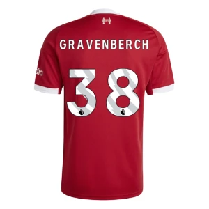 Koszulka Piłkarska Liverpool FC Gravenberch #38 2025-26 Domowa Męska