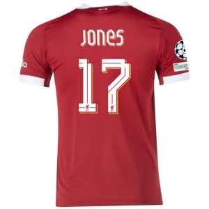 Koszulka Piłkarska Liverpool FC Jones #17 2025-26 Champions League Domowa Męska