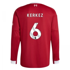 Koszulka Piłkarska Liverpool FC Kerkez #6 2025-26 Domowa Męska Długi Rękaw