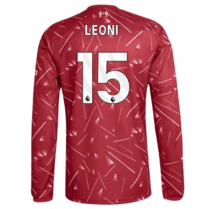 Koszulka Piłkarska Liverpool FC Leoni #15 2026-27 Domowa Męska Długi Rękaw
