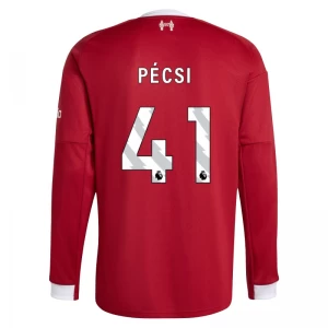 Koszulka Piłkarska Liverpool FC Pecsi #41 2025-26 Domowa Męska Długi Rękaw