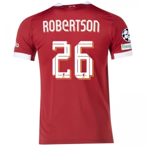 Koszulka Piłkarska Liverpool FC Robertson #26 2025-26 Champions League Domowa Męska