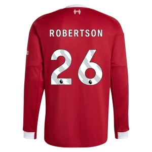 Koszulka Piłkarska Liverpool FC Robertson #26 2025-26 Domowa Męska Długi Rękaw