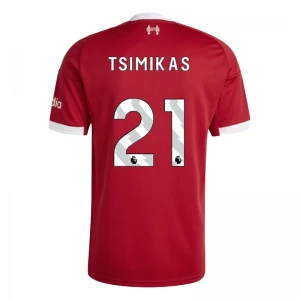 Koszulka Piłkarska Liverpool FC Tsimikas #21 2025-26 Domowa Męska