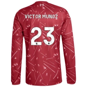 Koszulka Piłkarska Liverpool FC Victor Munoz #23 2026-27 Domowa Męska Długi Rękaw