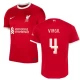 Koszulka Piłkarska Liverpool FC Virgil van Dijk #4 2023-24 UCL Domowa Męska