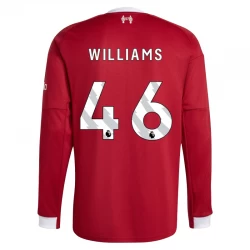 Koszulka Piłkarska Liverpool FC Williams #46 2025-26 Domowa Męska Długi Rękaw