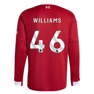 Koszulka Piłkarska Liverpool FC Williams #46 2025-26 Domowa Męska Długi Rękaw